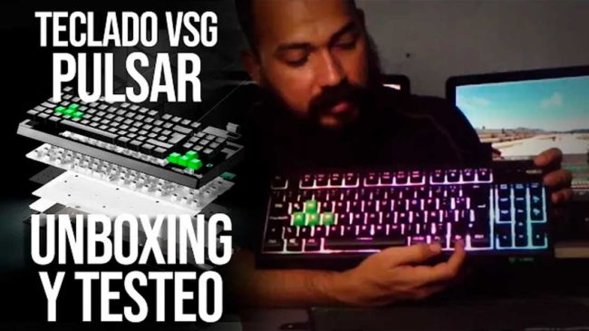 miniatura teclado pulsar