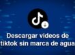 como descargar videos de tiktok sin marca de agua